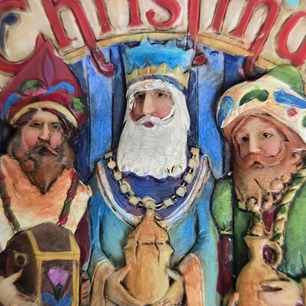 Jim Shore Heartwood Creek 2009 Three Wise Men Christmas Ornament 4013890 2.75